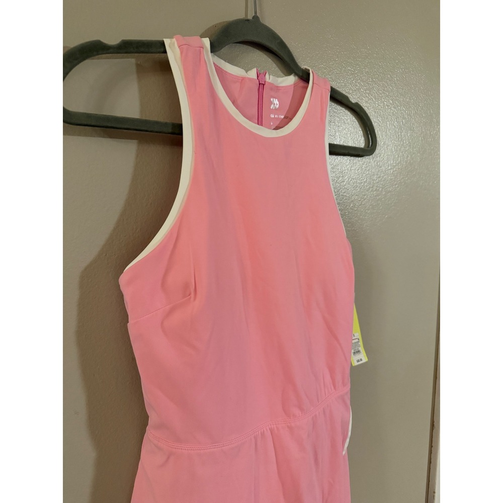 All in Motion Womens Pink Active Dress Racerback Tennis Pickleball Small NWT - Picture 3 of 8